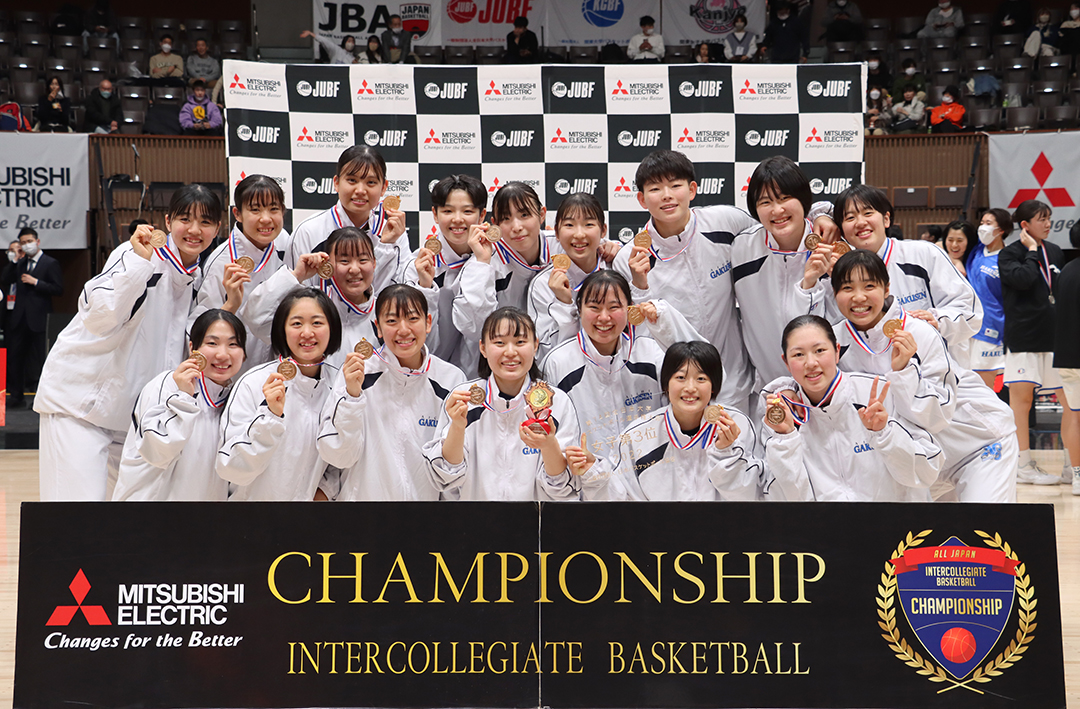女子バスケットボール部 インカレ３位入賞